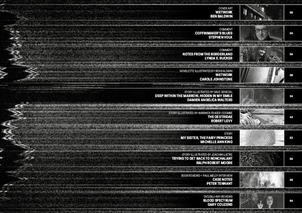 Black Static 52 Contents