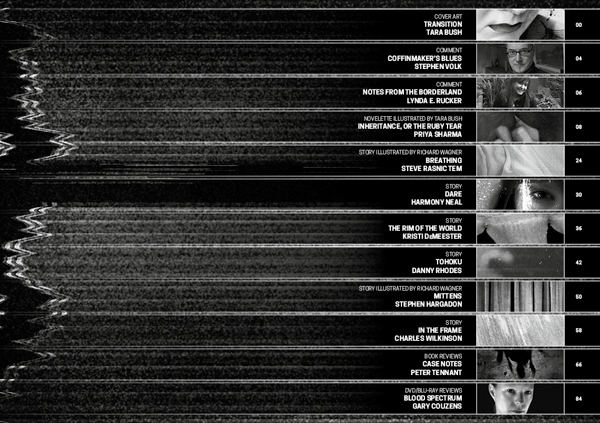 Black Static 53 Contents